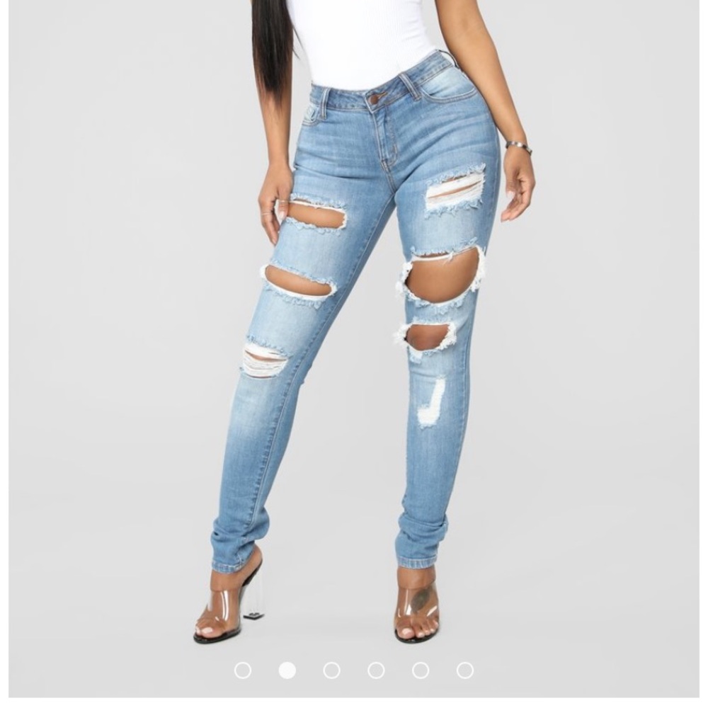 Fashion Nova Separate Ways Skinny Jeans
